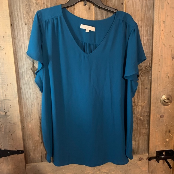 LOFT Tops - Teal blouse